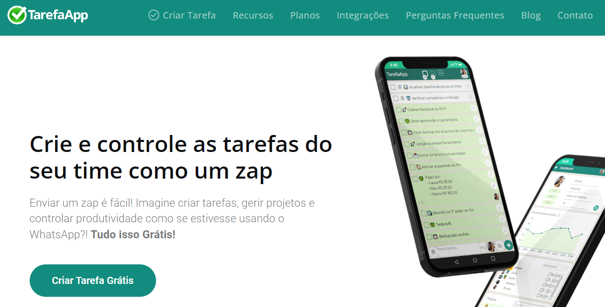 Ferramenta de colaboração: TarefaApp.