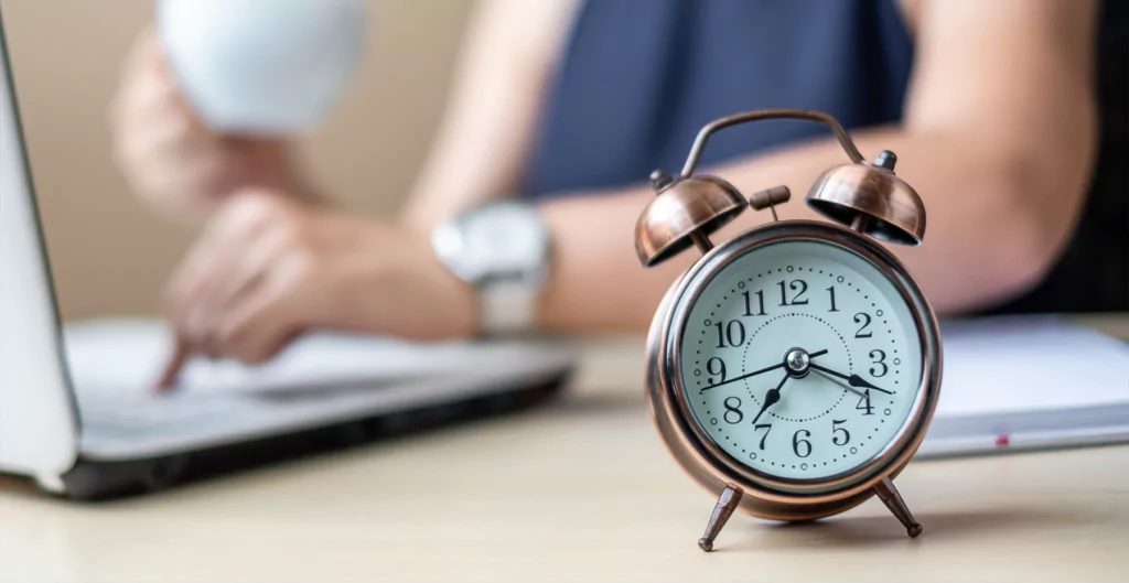 Otimização do tempo.